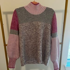 Never worn SPLENDID pink turtle neck